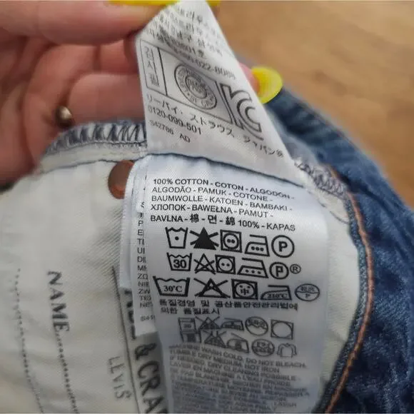 Made & Crafted Levi's Distressed Tapered Jeans - Picture 10 of 10